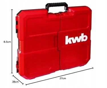 Набір інструментів Kwb, 125 предметів, у міцному кейсі
