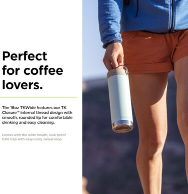 Klean Kanteen Men's tkwide Drinking Bottle (1 EA, Tofu)