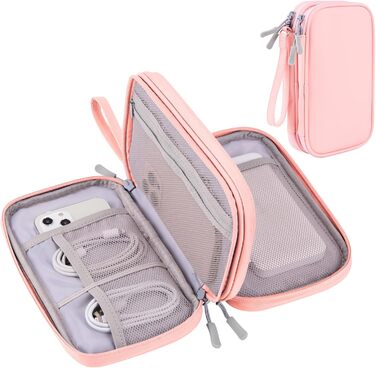 Органайзер для подорожей DDgro, водонепроникна сумка для аксесуарів, чорний, розмір L (рожевий, розмір M)
