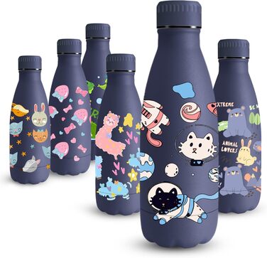 Термос Vikaster 500 мл, термофляга з нержавіючої сталі, без BPA, не протікає, багаторазовий. Ідеально для велосипеда, кемпінгу, йоги, спортзалу, фітнесу, школи, подорожей, активного відпочинку