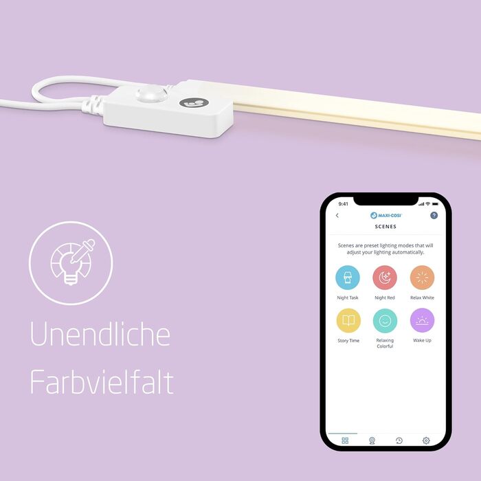 Небулайзер для дітей Maxi-Cosi Breathe з підтримкою Alexa та Google Assistant, інтелектуальний, з маслом, частина системи Connected Home