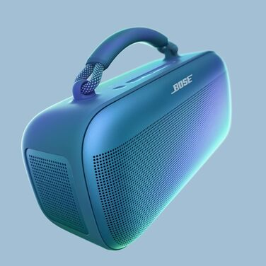 Портативна Bluetooth колонка Bose SoundLink Max - водонепроникна, до 20 годин роботи, USB-C, AUX, блакитна