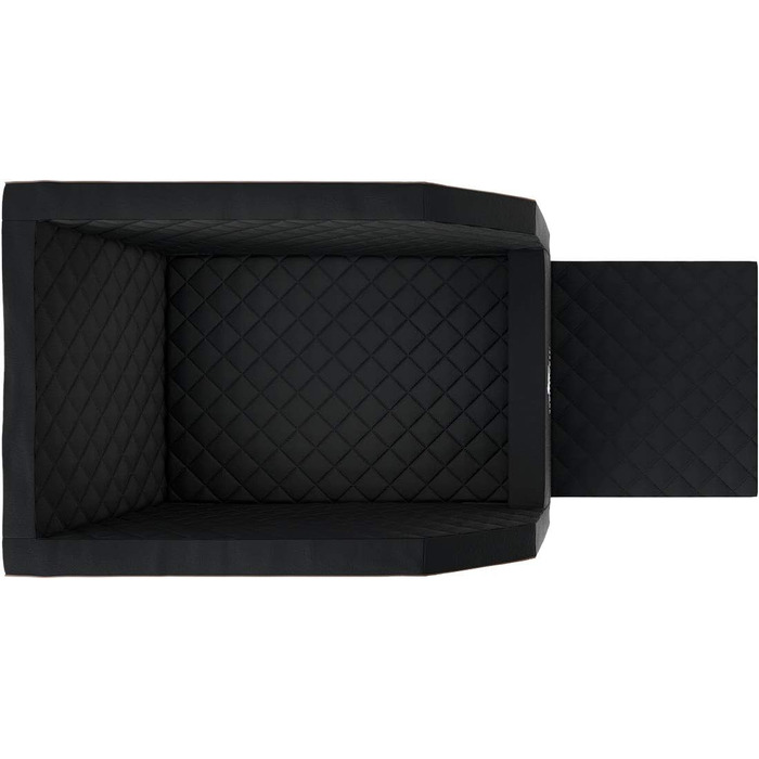 Захист для автосидіння собаки Knuffelwuff Auto KFZ, 55 x 45 x 35 см, чорний, розмір 3