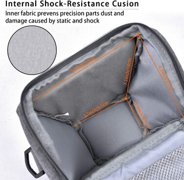 Водонепроникна сумка для камери FOSOTO з дощовиком: DSLR/SLR, Canon, Sony, Nikon, Fujifilm, сіра