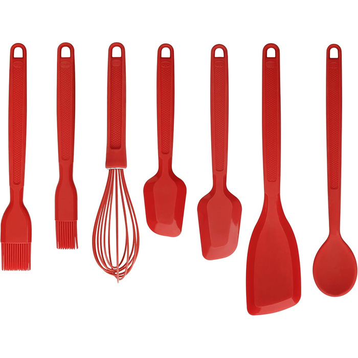 Дріт для збивання Dr. Oetker з нержавіючої сталі, ручний, червоний, 1 шт.