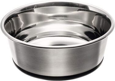 Миска для тварин HUNTER з нержавіючої сталі, 550 мл, з силіконовим дном, легко миється, довговічна
