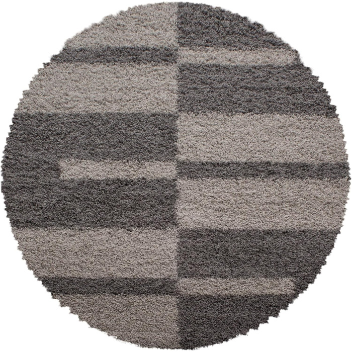 Шкіряний килим HomebyHome для вітальні 140x200 см - м'який, пухнастий, антрацитовий, для спальні, кухні, під ліжко