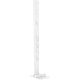 conecto SA-CC50879 Vacuum Cleaner Stand, Aluminum, White