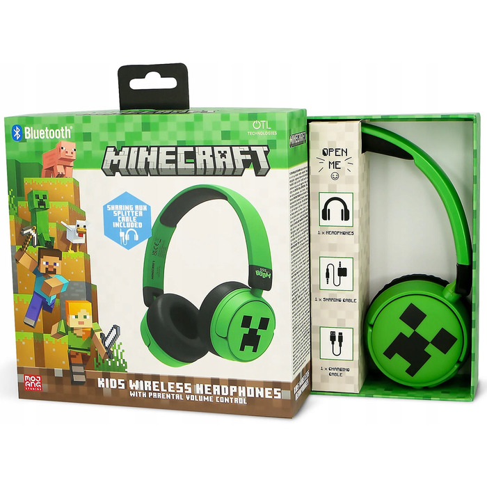 Бездротові навушники OTL Technologies Minecraft Creeper