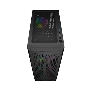 Корпус Gembird CCC-FC-400X Midi Tower, чорний