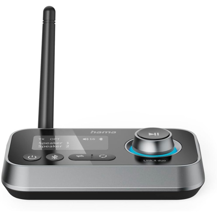 Bluetooth адаптер Hama для телевізора, стереосистеми, проектора: підключення навушників, колонок, телефону, планшета (Bluetooth передавач/приймач, Aux 3.5mm, Optical)