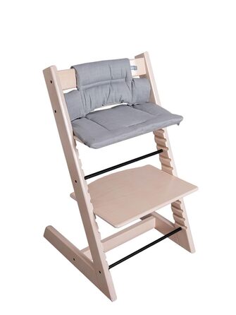 Набір подушок для стільчика Hoppediz, сумісний зі Stokke Tripp Trapp, 2 предмети, 100% органічна бавовна, дизайн Kos