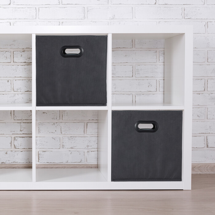 Relaxdays Storage Boxes Set of 4 in Anthracite