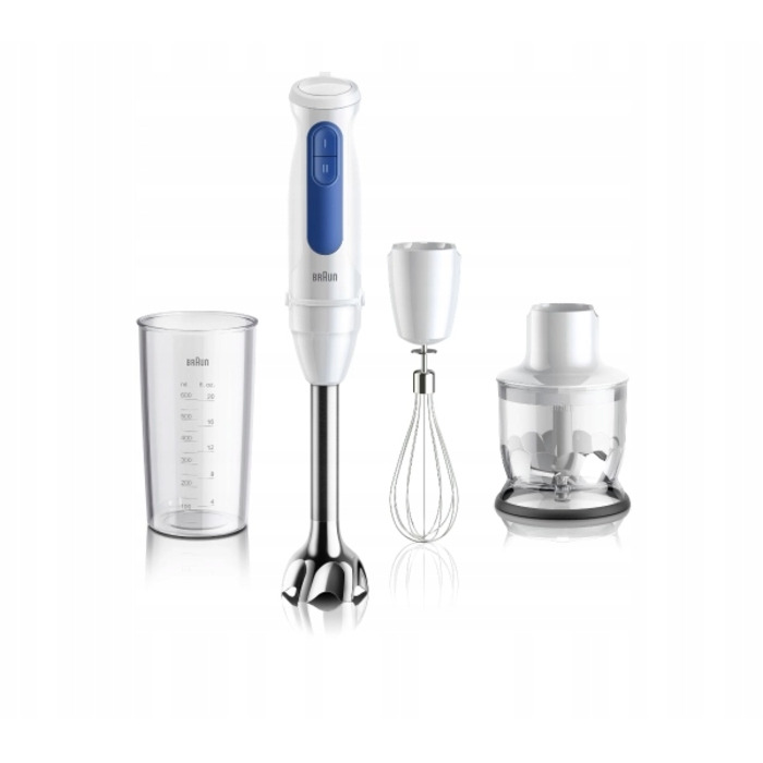 Блендер Braun MultiQuick 3 MQ30.202M 900 Вт з подрібнювачем та вінчиком