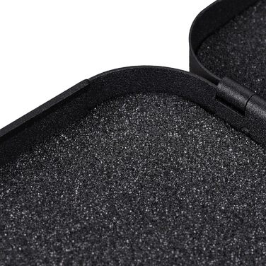 Сейф Relaxdays з кодовим замком, портативний, зі страхувальним тросом, автосейф, сталевий, 5.5x17x25 см, чорний