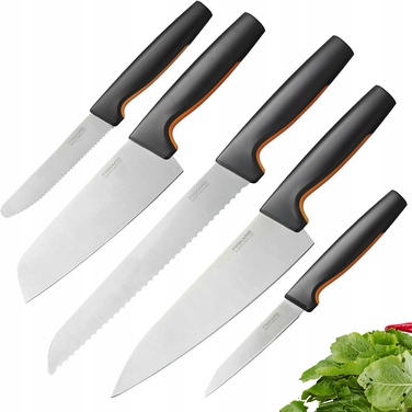 Набір ножів у підставці Fiskars Functional Form, 5 предметів