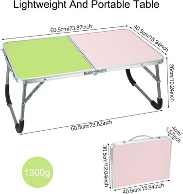 Складаний столик для дому та відпочинку - білий, Klappbarer Esstisch
