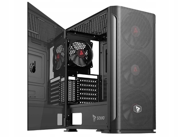 Корпус Savio Shadow X2 Midi Tower, чорний