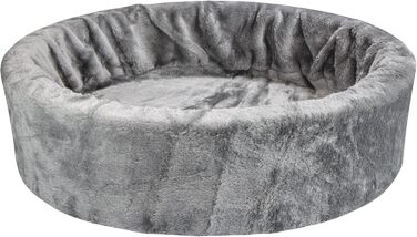 Ліжко-гніздишко для дітей Schecker Teddy з м'якого пінополіуретану, сірий, знімний чохол