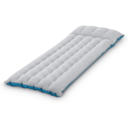 Надувний матрац для кемпінгу Intex 67x184x17 см, односпальний