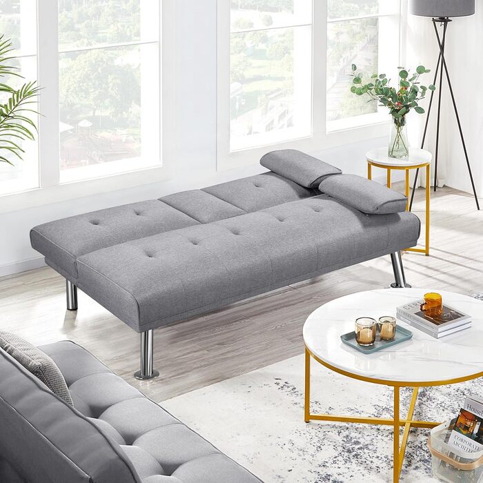 Yaheetech Folding Sleeper Sofa