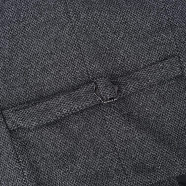 Жилет чоловічий Allthemen з твіду, вовняний, для ділового стилю, формальний, Regular Fit, сірий, XXL