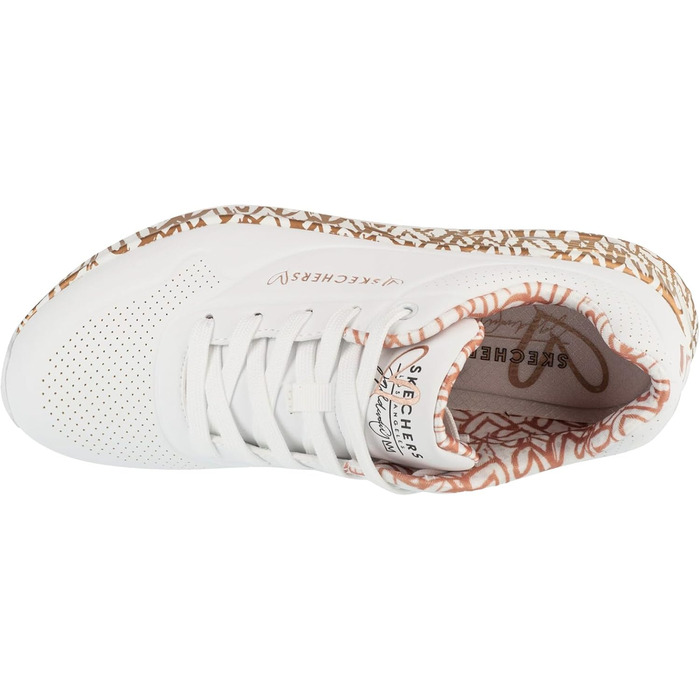 Дитячі кросівки Skechers 155506 (35.5 EU) - білі, з рожевим декором