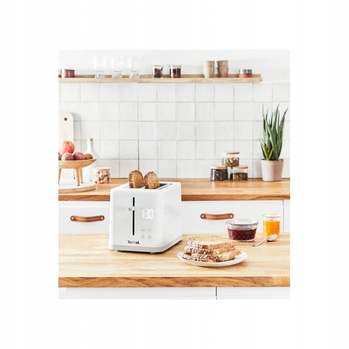 Тостер Tefal TT6931 Sense: 7 рівнів просмаження, цифровий дисплей, білий
