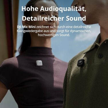 Мікрофон DJI Mic Mini Sender (Чорний Infinity), бездротовий, для телефону/камери, iPhone, Android, Vlog, YouTube