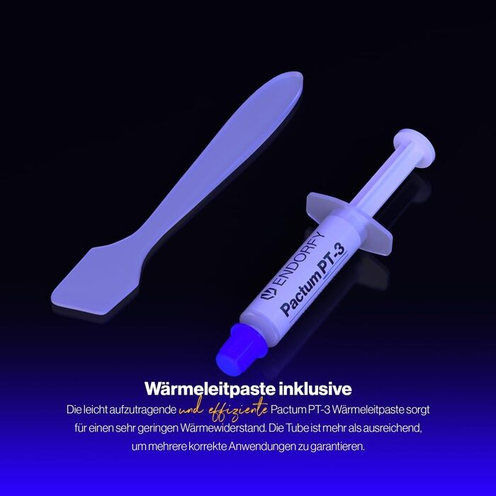 Охолоджувач процесора ENDORFY Fortis 5 з вентиляторами 140 мм та 120 мм, підтримка AM4/AM5/LGA1700/LGA1200, напівпасивний режим