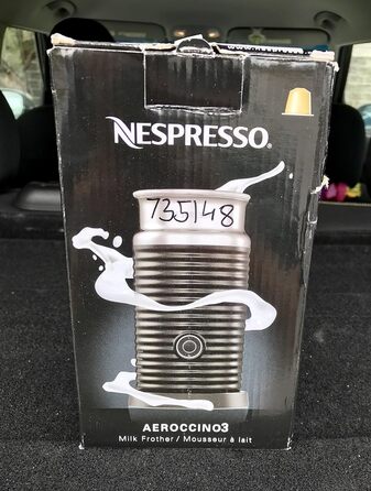 Кавомолотка для приготування молочної піни Nespresso Aeroccino3 3594 Black