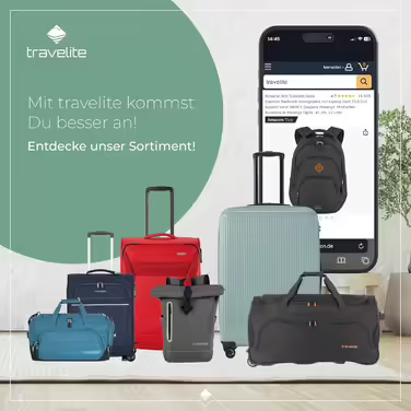 Рюкзак для ручної поклажі Travelite BASICS 22 л, 15,6'' для ноутбука, чорний, міський деньпак з багатьма відділеннями, 45 см