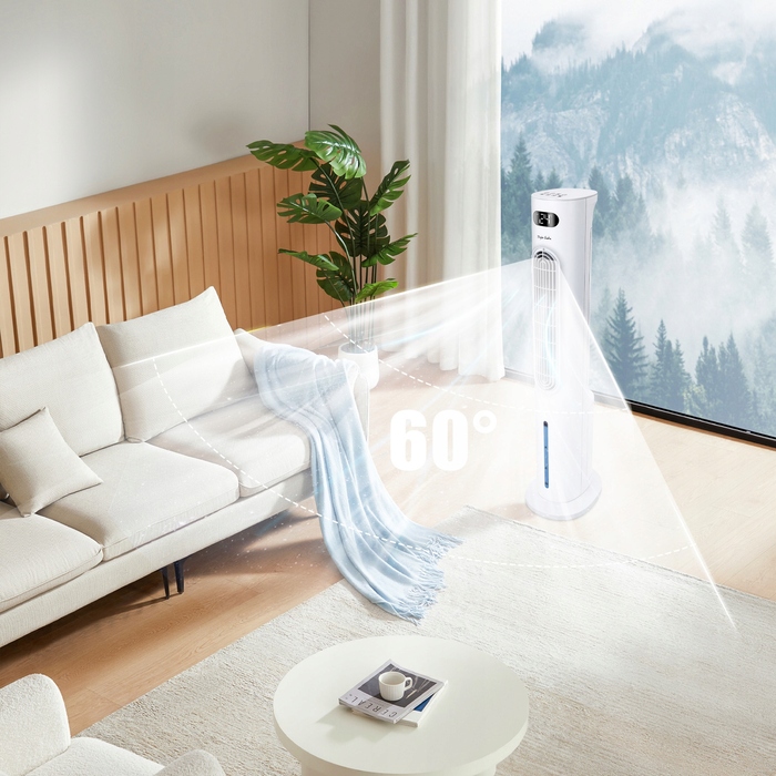 Колонний вентилятор Taylor Swoden B30101I3E, білий