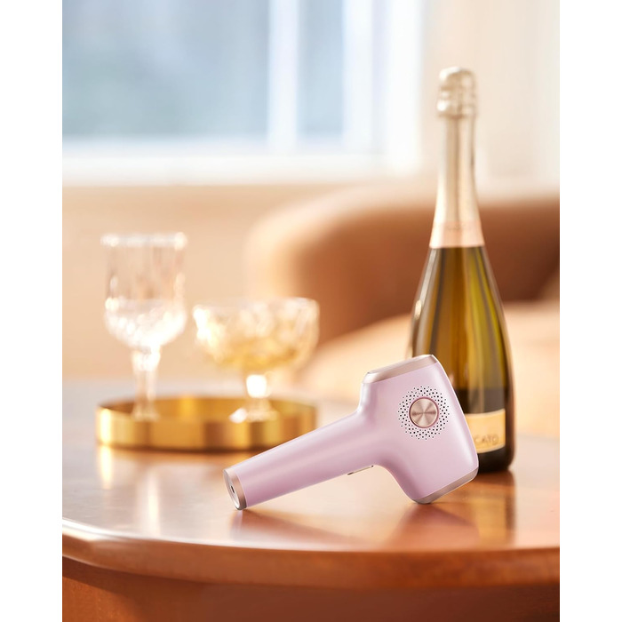 IPL пристрій для епіляції Innza з охолодженням, 999 999 імпульсів, 9 рівнів потужності, для обличчя, зони бікіні, тіла, рожеве золото