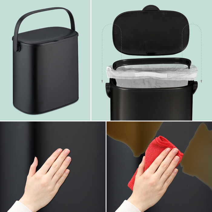 Relaxdays Trash Can 5 Liter