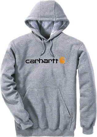 Унісекс світшот Carhartt з логотипом, сірий меланж (Heather Grey), розмір L