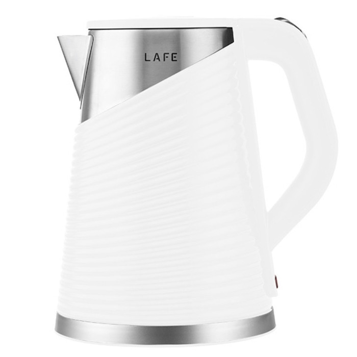 Електричний чайник Lafe Elegant White, 1800 Вт, 1,8 л, білий