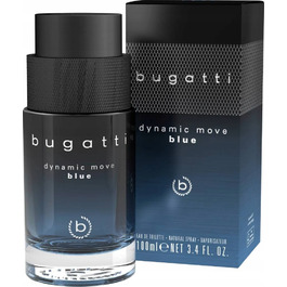 Туалетна вода Bugatti Dynamic Move Blue, 100 мл