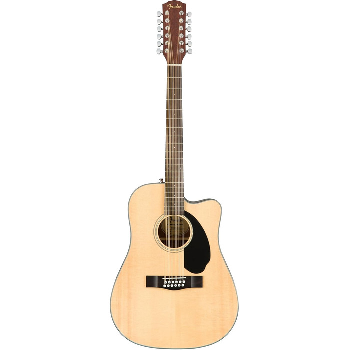 Електроакустична гітара Fender CD-60SCE 12-струнна, з Fishman, 2 роки гарантії, махагоні, палісандр, натуральний колір