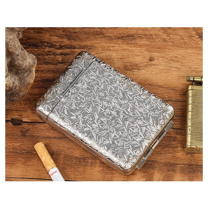 Металеве тютюнопакувальник Peaky Blinders для 14 сигарет (срібний)