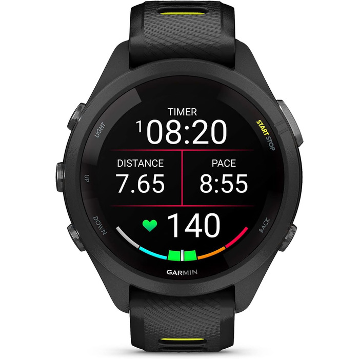 Garmin Forerunner 265S чорний - спортивний годинник для бігу та фітнесу