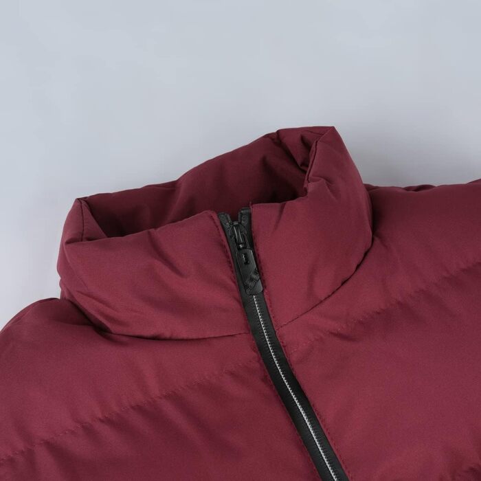 Чоловіча степкова жилетка YOUTHUP для зими, спорту та відпочинку. Тепла безрукавка з коміром, червона, L. Модель LHB-01