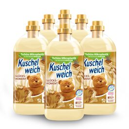 Кондиціонер для білизни Kuschelweich Sanft und Mild (Свіжість), 6 x 2 л (на 456 прань), гіпоалергенний, без мікропластику