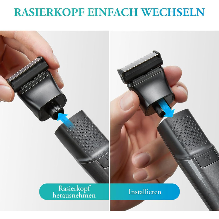 Триммер для тіла чоловічий 2-в-1 Intimrsierer Mnn, водонепроникний, з насадкою, для тіла, обличчя, ніг, грудей, пах, Intimrsierer Mnn (A-1)