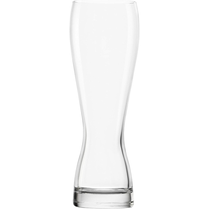 Stölzle Lausitz Wheat Beer Glasses, 6-Piece Set / Wheat Beer Glass, 0.5 Liter / beautifully designed wheat beer glass / 0.5 Liter wheat beer glasses, shatterproof and dishwasher safe