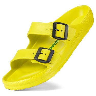 Шльопанці SAGUARO Unisex (жовті, 46 EU) - легкі, еластичні домашні тапочки/сандалі для чоловіків і жінок 36-48 EU