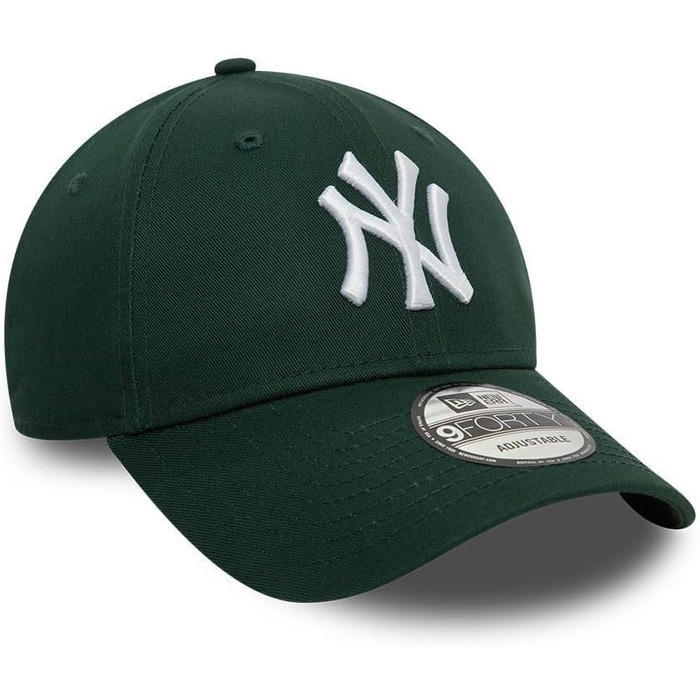 Кепка New Era New York Yankees MLB League Essential Зелено-Біла Регульована 9Forty - Оверсайз