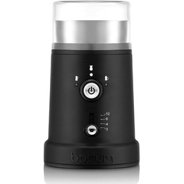 Електрична кавомолка Bodum BISTRO, металічна, 150 Вт, регульований помел