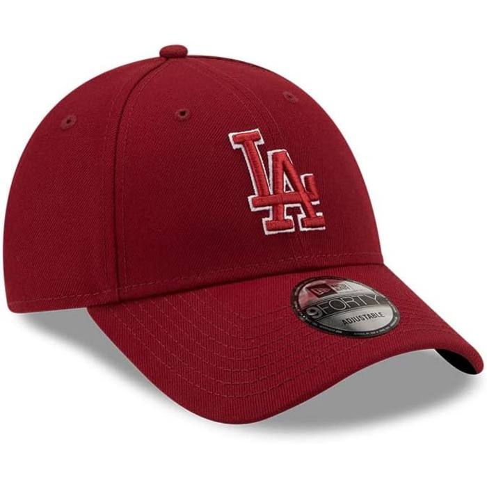 Кепка New Era MLB Los Angeles Dodgers 9Forty з логотипом Pop Outline, червона, регульована