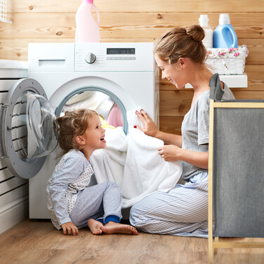 Relaxdays Gray Laundry Basket with Bamboo Frame